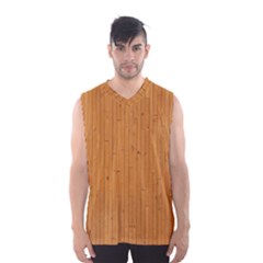 Hardwood Vertical Men s Basketball Tank Top by artworkshop