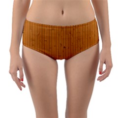 Hardwood Vertical Reversible Mid-waist Bikini Bottoms by artworkshop