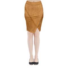 Hardwood Vertical Midi Wrap Pencil Skirt by artworkshop