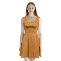 Hardwood Vertical Split Back Mini Dress  by artworkshop