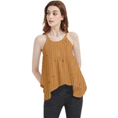 Hardwood Vertical Flowy Camisole Tank Top by artworkshop