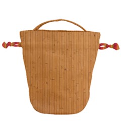 Hardwood Vertical Drawstring Bucket Bag by artworkshop