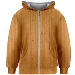 Hardwood Vertical Kids  Zipper Hoodie Without Drawstring by artworkshop