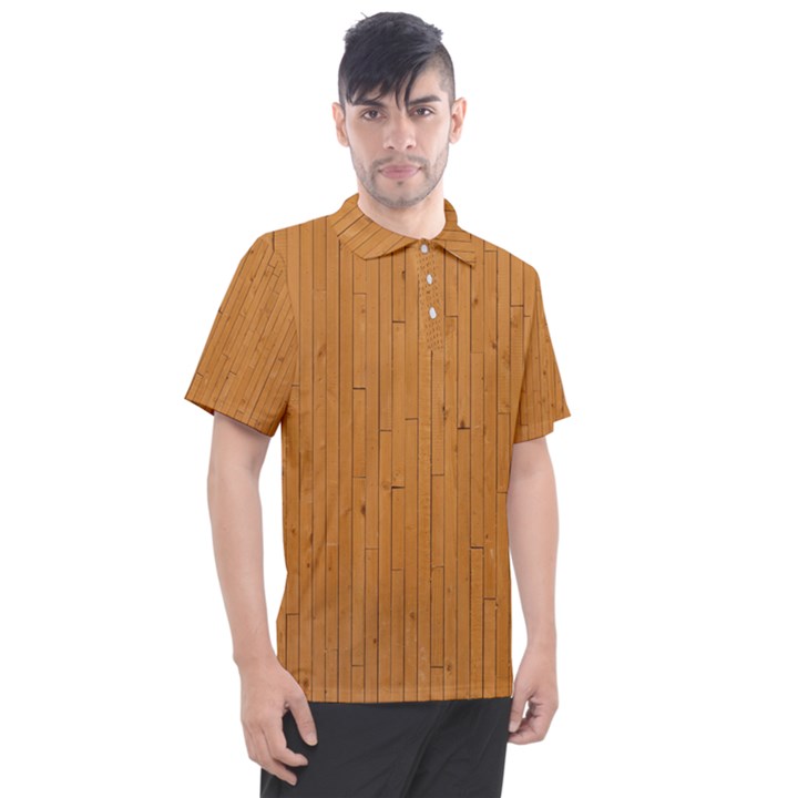 Hardwood Vertical Men s Polo Tee