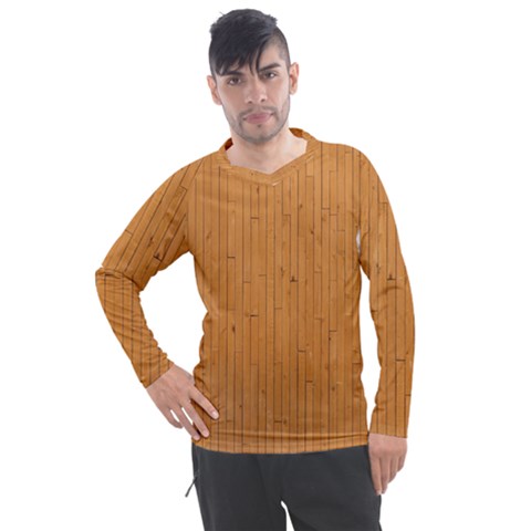 Hardwood Vertical Men s Pique Long Sleeve Tee by artworkshop