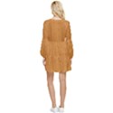 Hardwood Vertical Tiered Long Sleeve Mini Dress View2