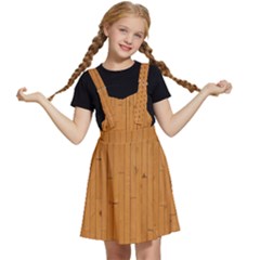 Hardwood Vertical Kids  Apron Dress by artworkshop