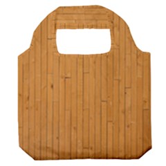 Hardwood Vertical Premium Foldable Grocery Recycle Bag by artworkshop