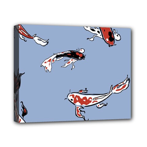 Fish Carp Koi Koi Canvas 10  X 8  (stretched) by artworkshop