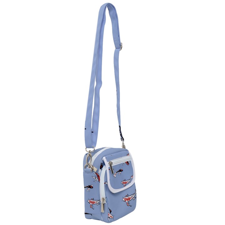 Fish Carp Koi Koi Shoulder Strap Belt Bag