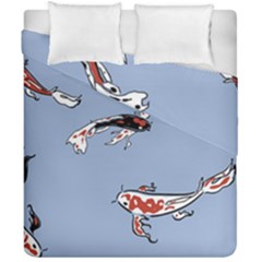 Fish Carp Koi Koi Duvet Cover Double Side (california King Size) by artworkshop