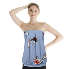 Fish Carp Koi Koi Strapless Top by artworkshop