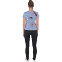 Fish Carp Koi Koi Short Sleeve Sports Top  View2