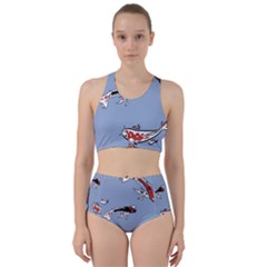 Fish Carp Koi Koi Racer Back Bikini Set by artworkshop