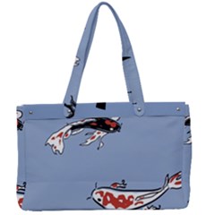 Fish Carp Koi Koi Canvas Work Bag by artworkshop