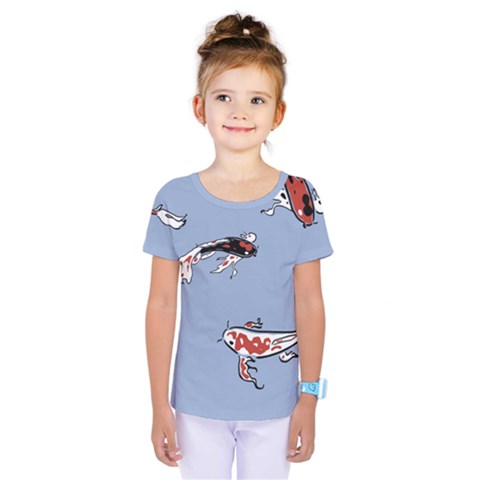 Fish Carp Koi Koi Kids  One Piece Tee by artworkshop