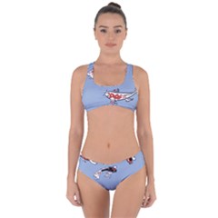 Fish Carp Koi Koi Criss Cross Bikini Set by artworkshop