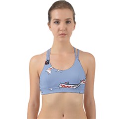 Fish Carp Koi Koi Back Web Sports Bra by artworkshop