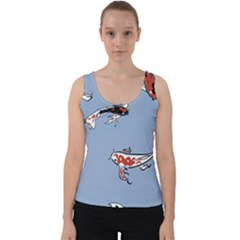 Fish Carp Koi Koi Velvet Tank Top by artworkshop