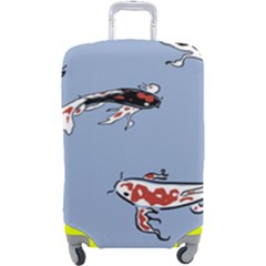 Fish Carp Koi Koi Luggage Cover (large) by artworkshop