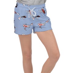 Fish Carp Koi Koi Velour Lounge Shorts by artworkshop