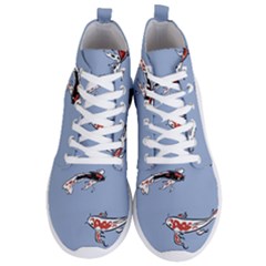 Fish Carp Koi Koi Men s Lightweight High Top Sneakers by artworkshop