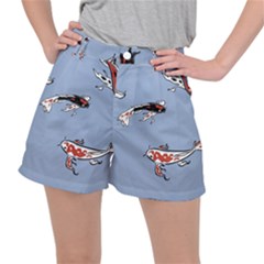 Fish Carp Koi Koi Ripstop Shorts by artworkshop