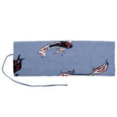 Fish Carp Koi Koi Roll Up Canvas Pencil Holder (m) by artworkshop