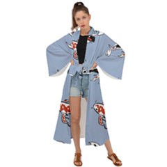 Fish Carp Koi Koi Maxi Kimono by artworkshop