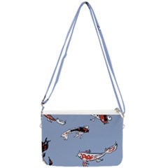 Fish Carp Koi Koi Double Gusset Crossbody Bag by artworkshop