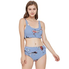 Fish Carp Koi Koi Frilly Bikini Set by artworkshop