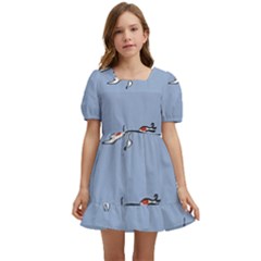 Fish Carp Koi Koi Kids  Short Sleeve Dolly Dress by artworkshop