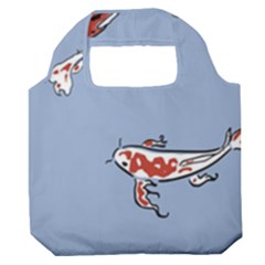 Fish Carp Koi Koi Premium Foldable Grocery Recycle Bag by artworkshop