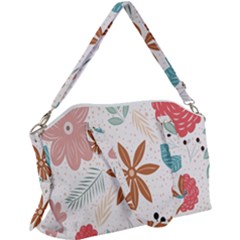 Nature Flora Canvas Crossbody Bag by artworkshop