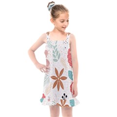 Nature Flora Kids  Overall Dress by artworkshop