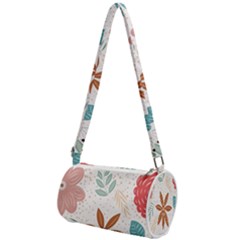 Nature Flora Mini Cylinder Bag by artworkshop