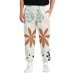 Nature Flora Men s Elastic Waist Pants by artworkshop