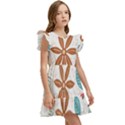 Nature Flora Kids  Winged Sleeve Dress View3