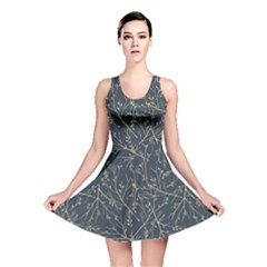 Nature Twigs Reversible Skater Dress by artworkshop