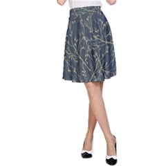 Nature Twigs A-line Skirt by artworkshop