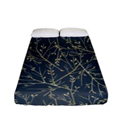 Nature Twigs Fitted Sheet (full/ Double Size) by artworkshop