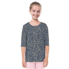 Nature Twigs Kids  Quarter Sleeve Raglan Tee