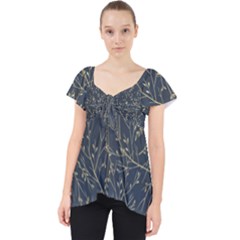 Nature Twigs Lace Front Dolly Top