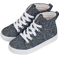 Nature Twigs Kids  Hi-top Skate Sneakers by artworkshop