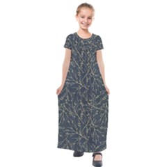 Nature Twigs Kids  Short Sleeve Maxi Dress