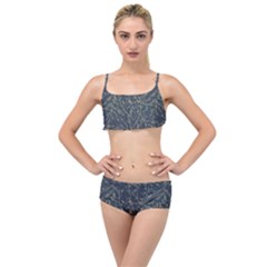 Nature Twigs Layered Top Bikini Set