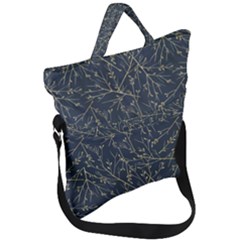 Nature Twigs Fold Over Handle Tote Bag