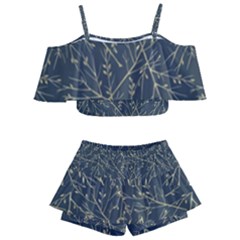 Nature Twigs Kids  Off Shoulder Skirt Bikini