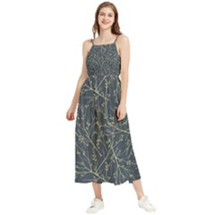 Nature Twigs Boho Sleeveless Summer Dress