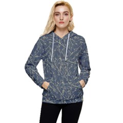 Nature Twigs Women s Lightweight Drawstring Hoodie